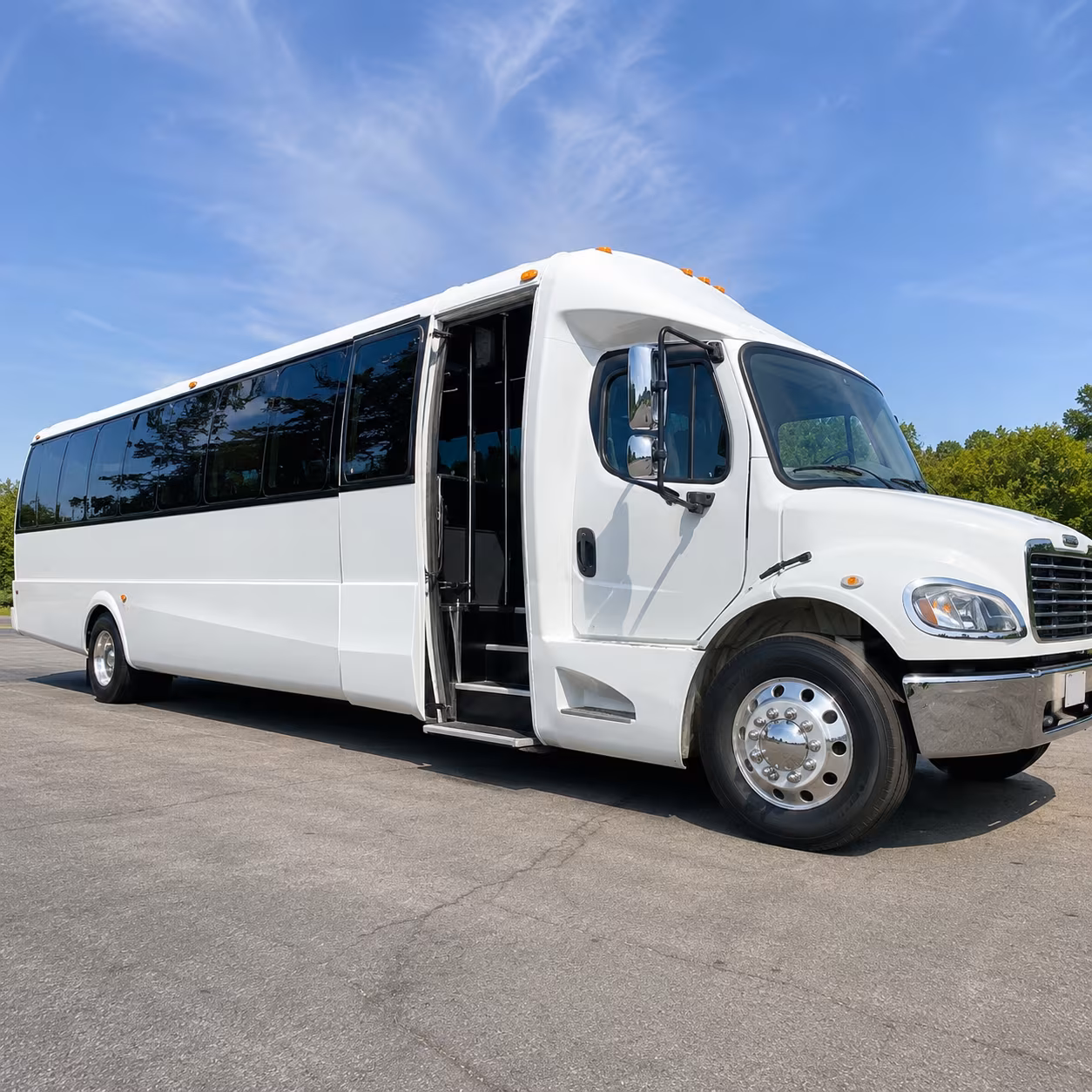 boynton beach comfortable charter buses for government military personnel