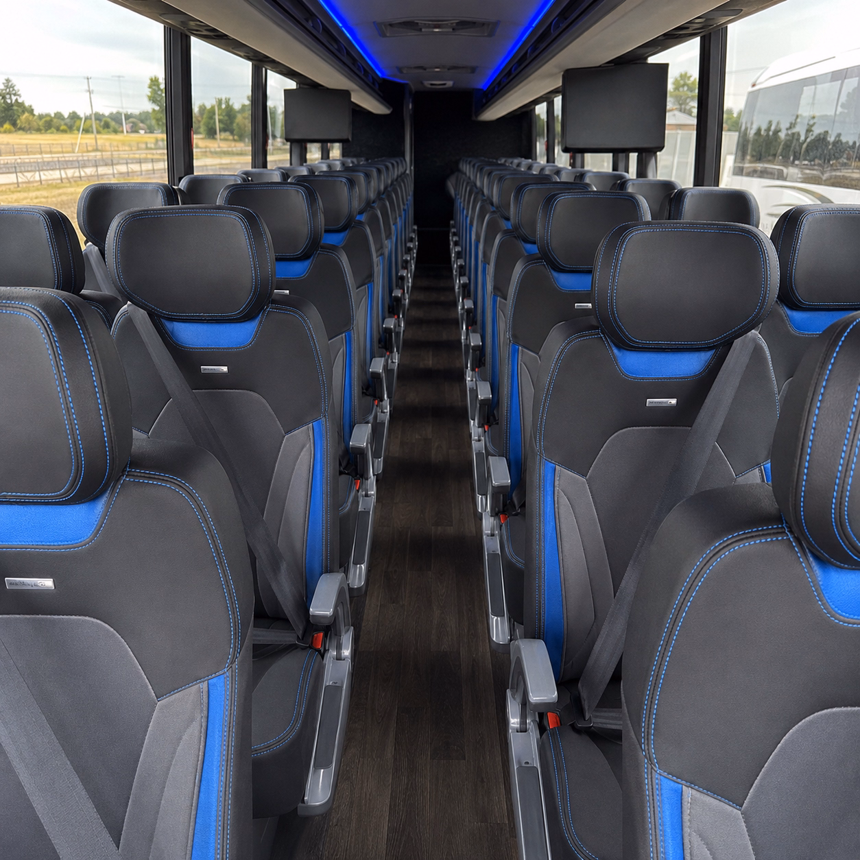 delray beach employee transportation onboard seating