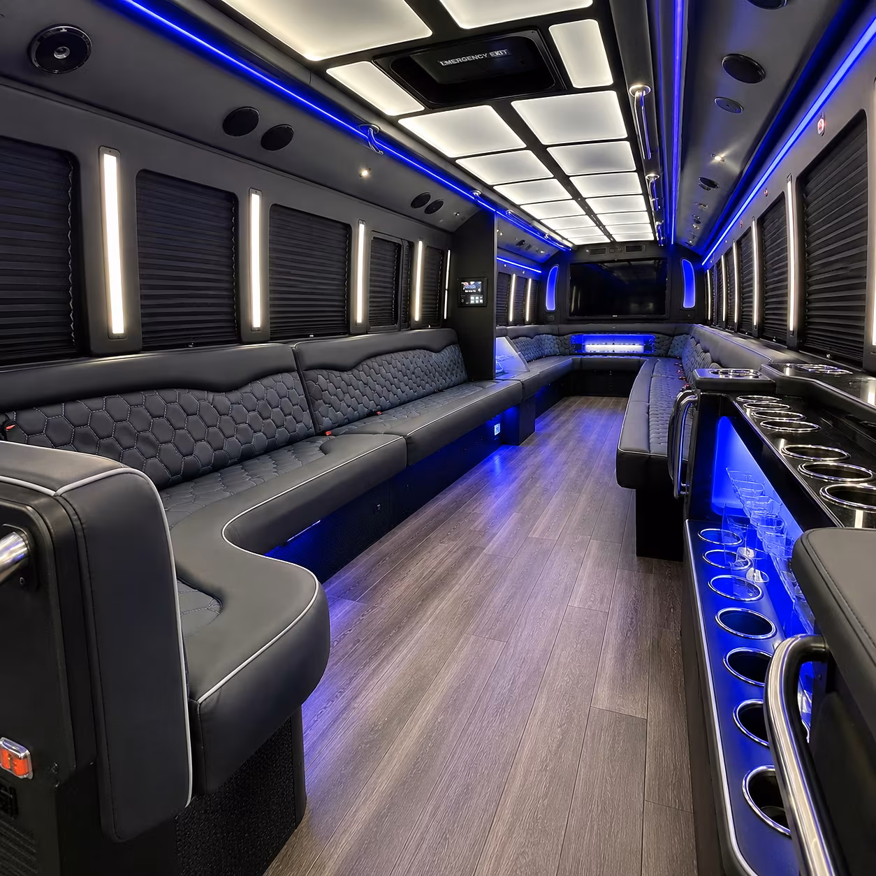 delray beach party bus rentals inside