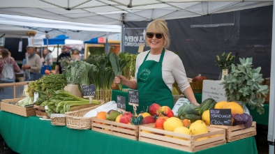 yellow green farmers market